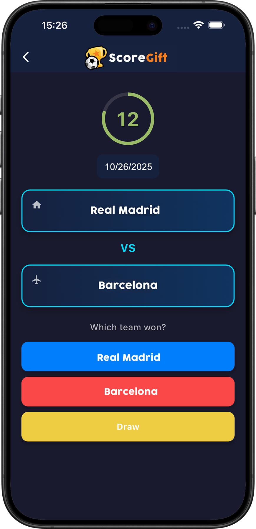 ScoreGift Screenshot 3